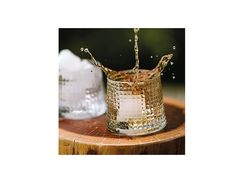 Set 4 Whiskygläser 16 cl Blossom La Rochère - Einzigartiges Design von Jean François D'Or