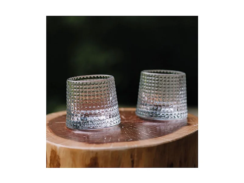 Lot 4 gobelets à whisky 16 cl Blossom La Rochère - Design unique par Jean François D'Or