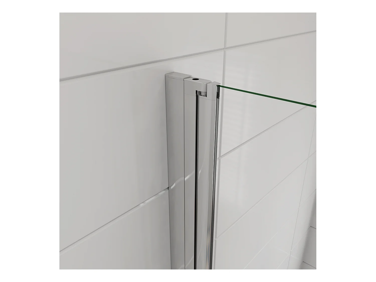 100x195cm 6mm Sicherheitsglas Duschwand Faltwand  Duschtür Scharniertür