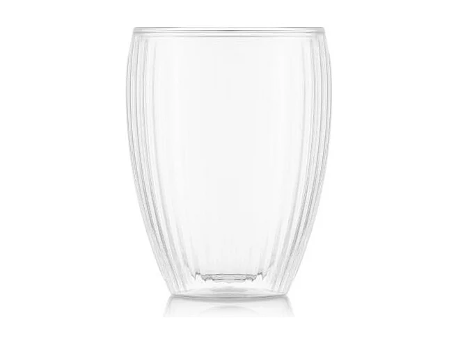 Lot 2 Verres Double Paroi 32cl Pavina Striés Bodum - Set 2 Verres 12249-10
