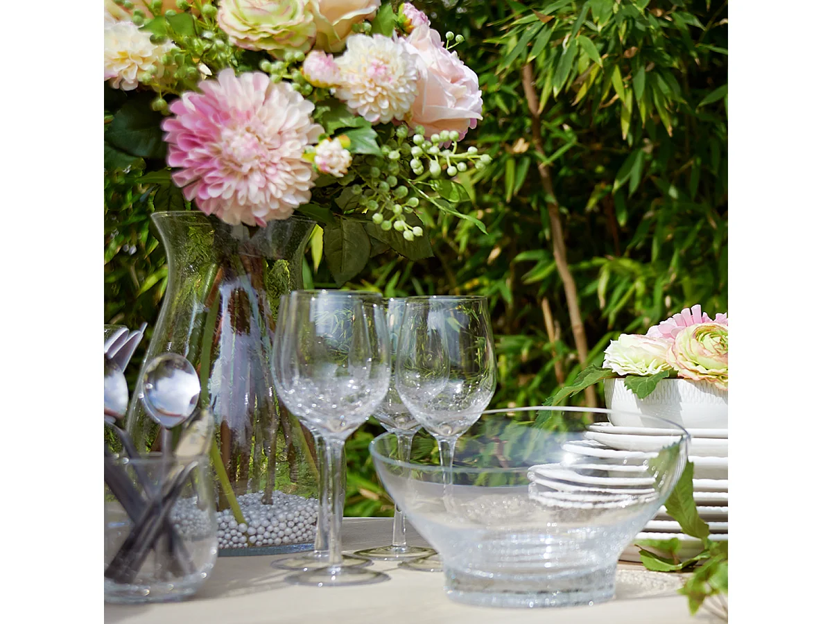 Verres à Pied Alba 21 cm - Transparent