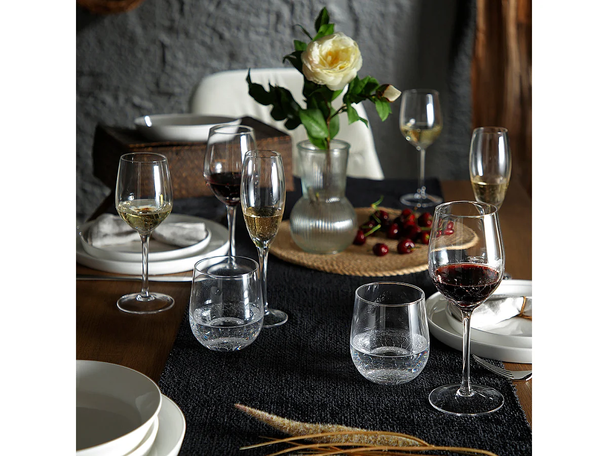 Verres à Pied Alba 22,5 cm - Transparent