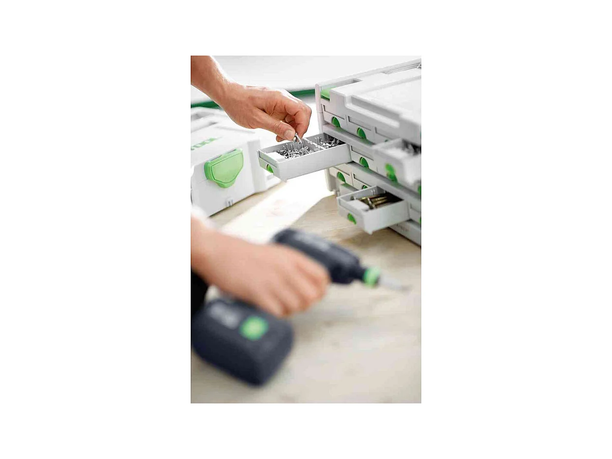 Sortainer SYS 3 SORT 12 FESTOOL 491986 - Rangement modulable et durable pour petites pièces