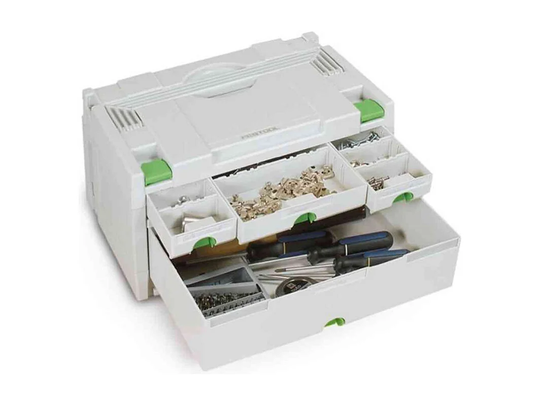 Sortainer SYS 3 SORT 12 FESTOOL 491986 - Rangement modulable et durable pour petites pièces
