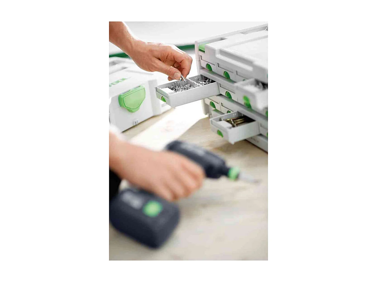 Sortainer SYS 3 SORT 12 FESTOOL 491986 - Rangement modulable et durable pour petites pièces