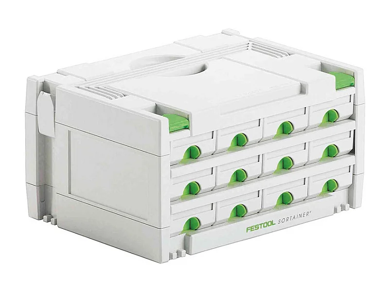Sortainer SYS 3 SORT 12 FESTOOL 491986 - Armazenamento modular e durável para pequenas peças