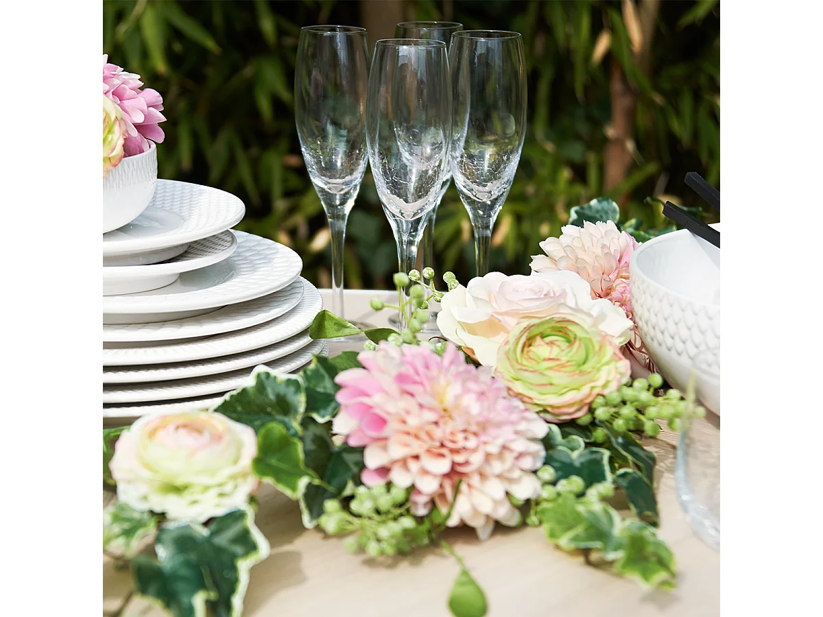 Flûtes à Champagne Alba - Transparent