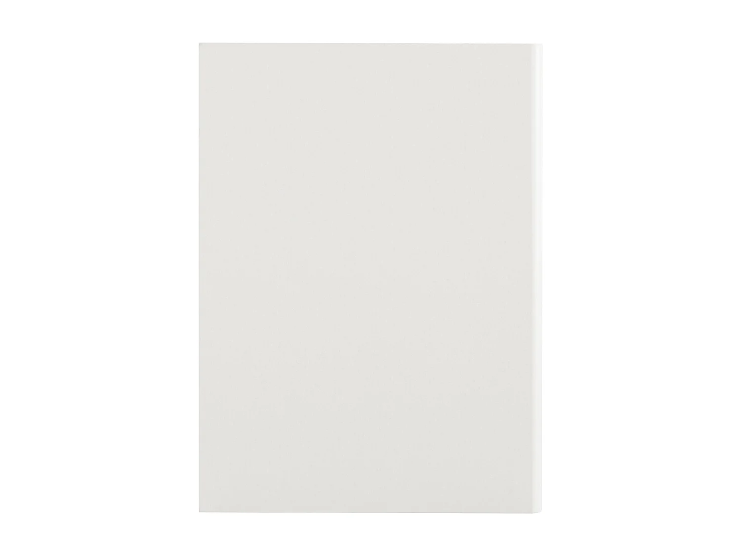 Meuble TV uni rétro rectangulaire L120 cm blanc