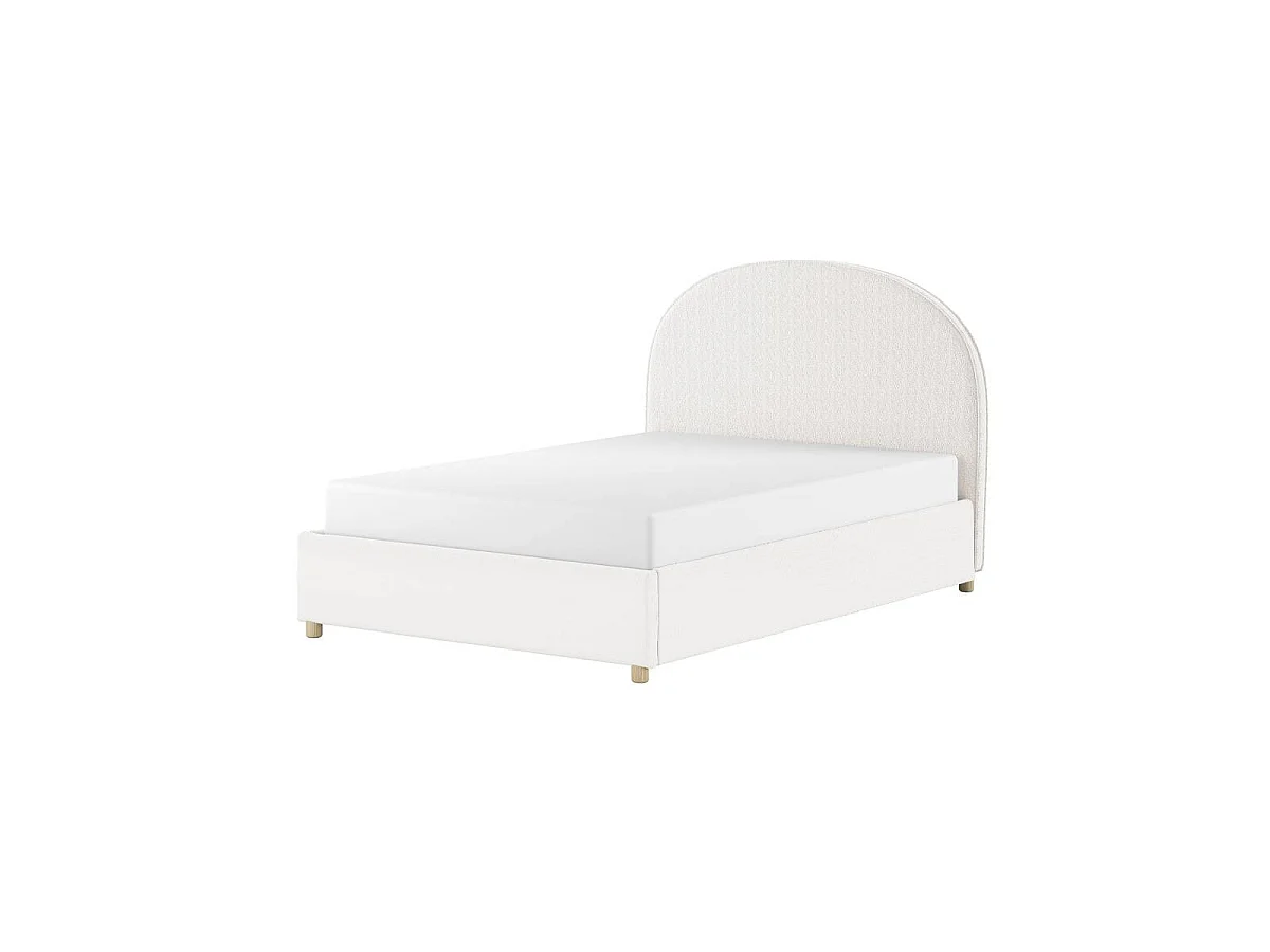 Lit Coffre Adulte "Moon" 140x200cm Blanc