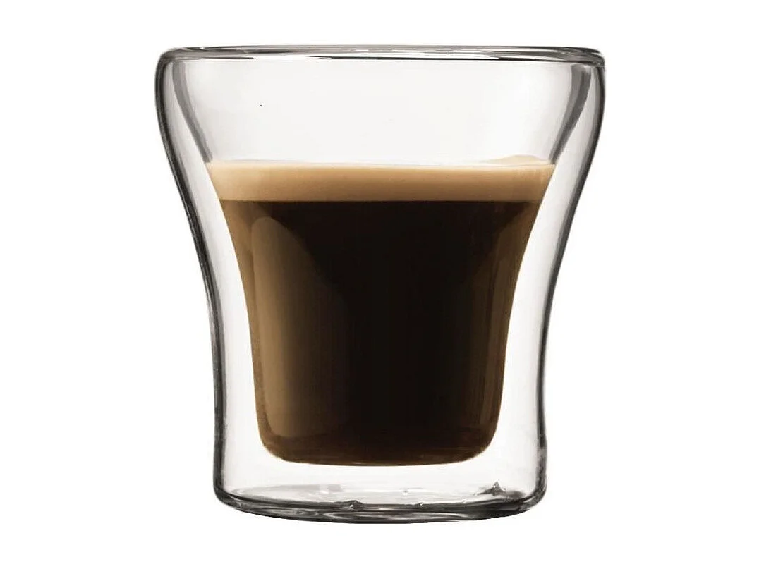 Set 2 verres - BODUM - Assam - Double paroi - 0.1 l - Transparent