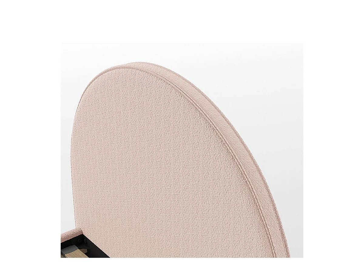 Lit coffre 140x200 sommier inclus Moon Rose