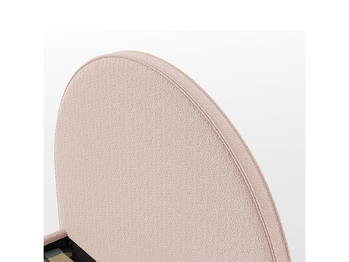 Lit coffre 140x200 sommier inclus Moon Rose