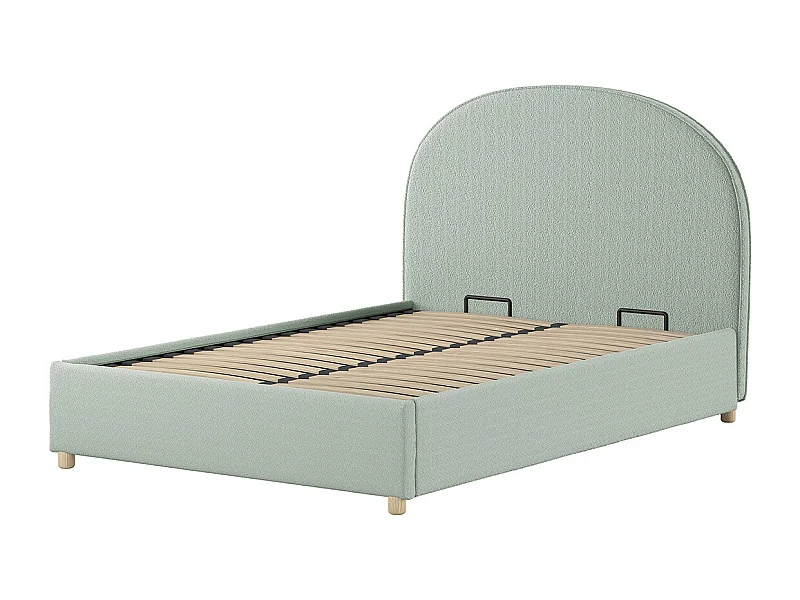 Lit coffre 140x200 sommier inclus Moon Vert