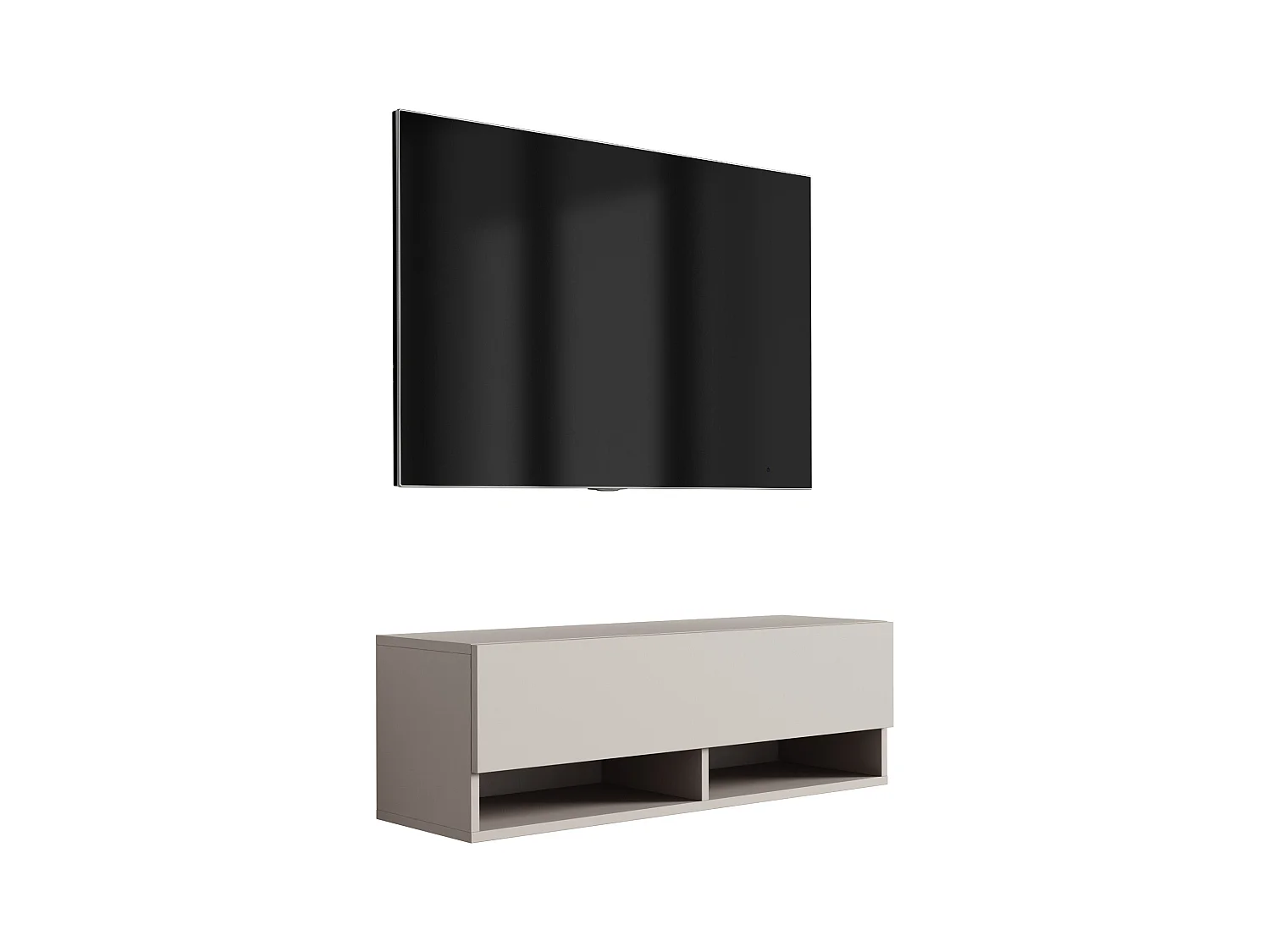 Meuble TV 100 cm Cachemire, 100 x 32 x 34 cm