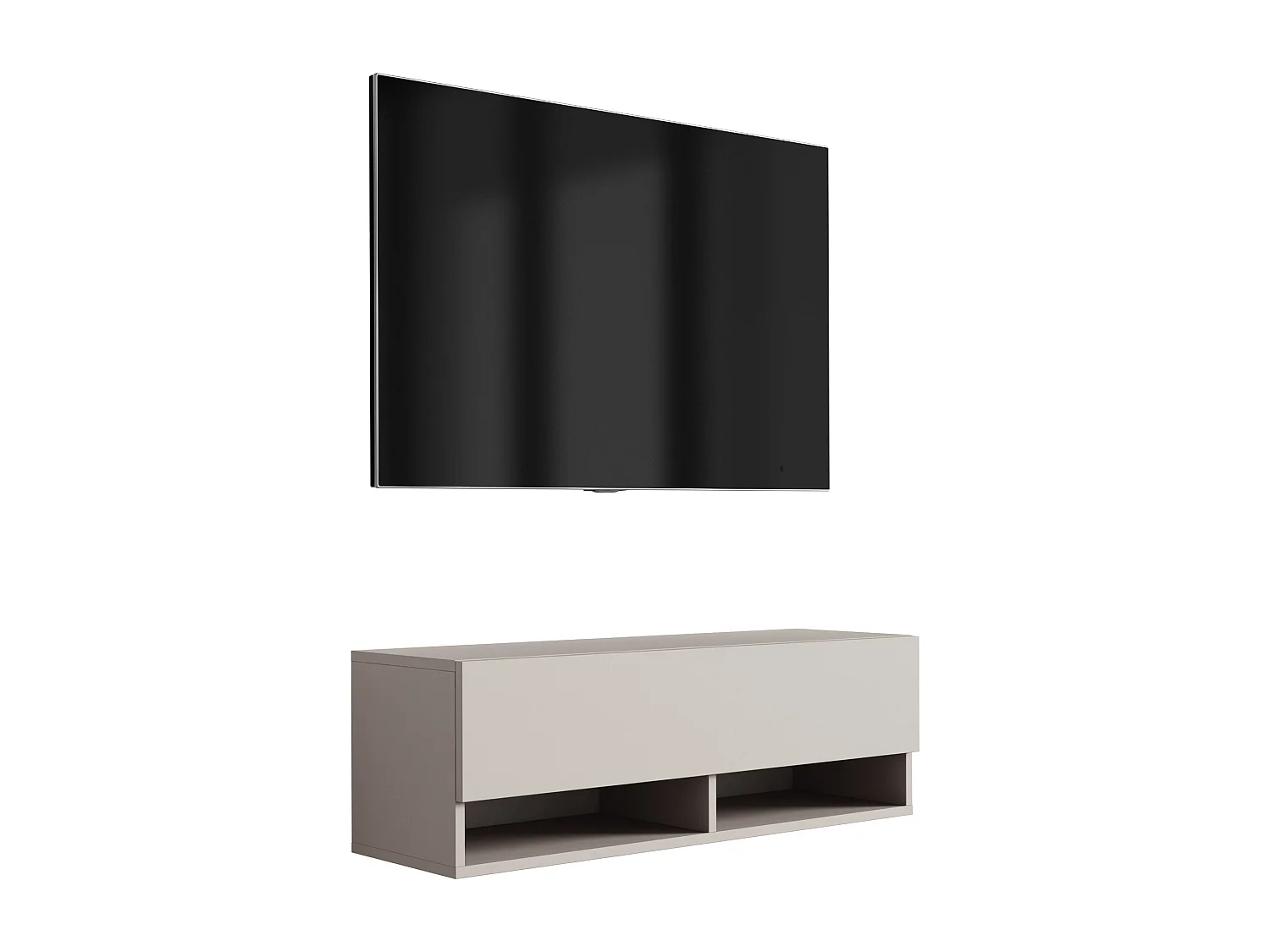 Meuble TV 100 cm Cachemire, 100 x 32 x 34 cm