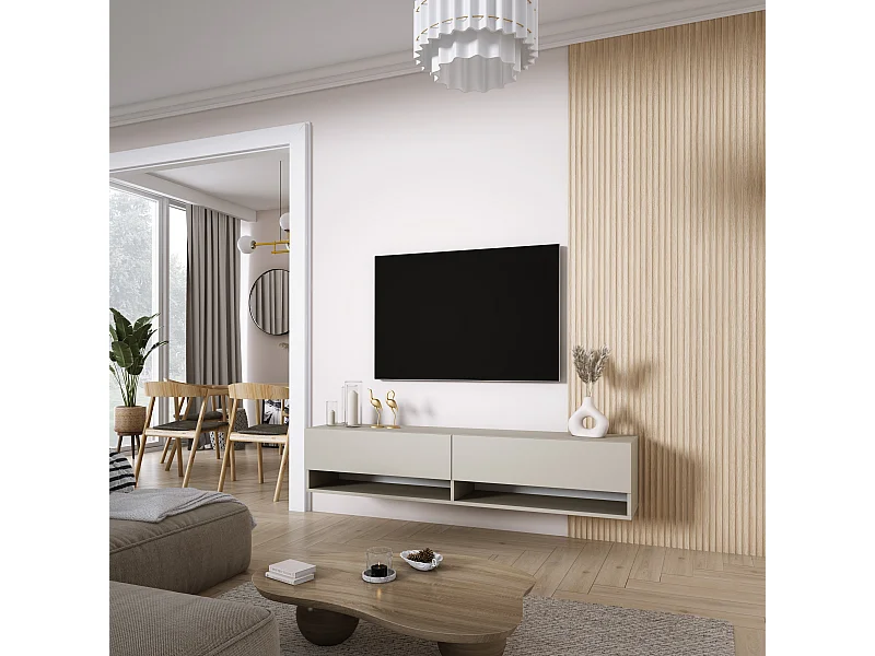 Suporte de TV 170 cm Caxemira, 170 × 32 × 34 cm