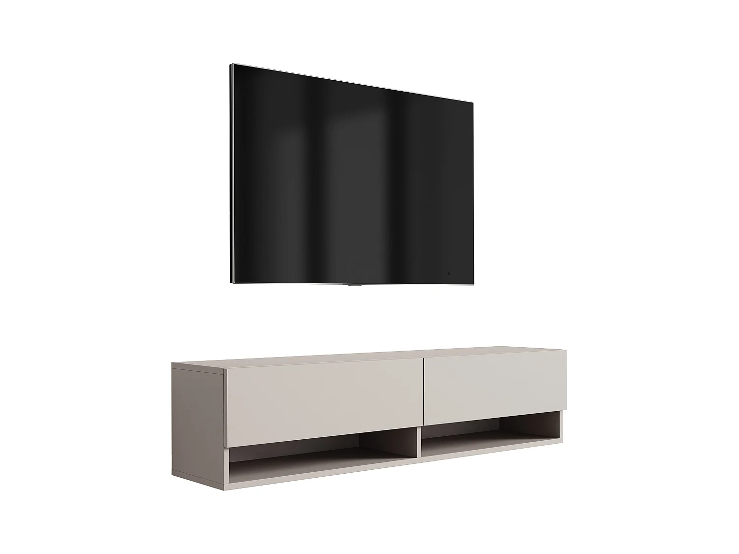 Meuble TV 140 cm Cachemire, 140 x 32 x 34 cm