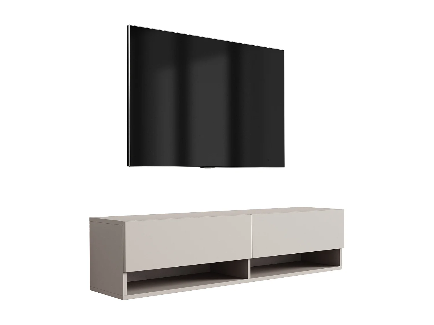 Meuble TV 140 cm Cachemire, 140 x 32 x 34 cm