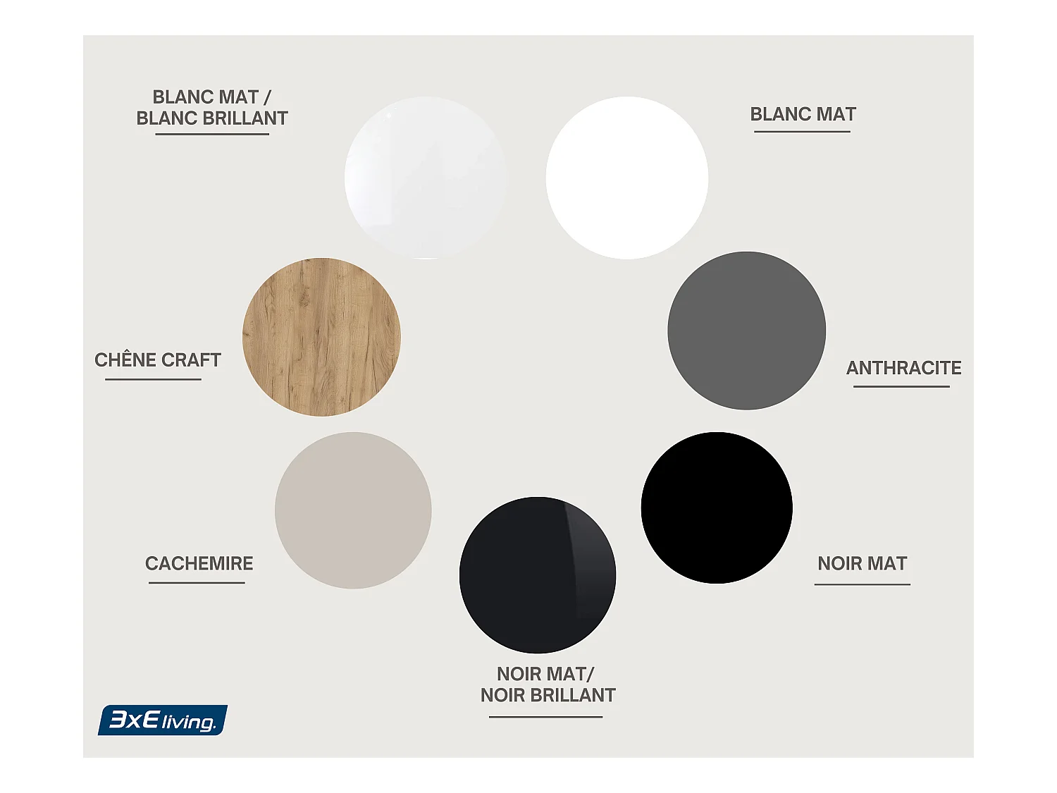 Meuble TV 100 cm Noir Mat, pieds droits noirs, 100 x 32 x 52 cm