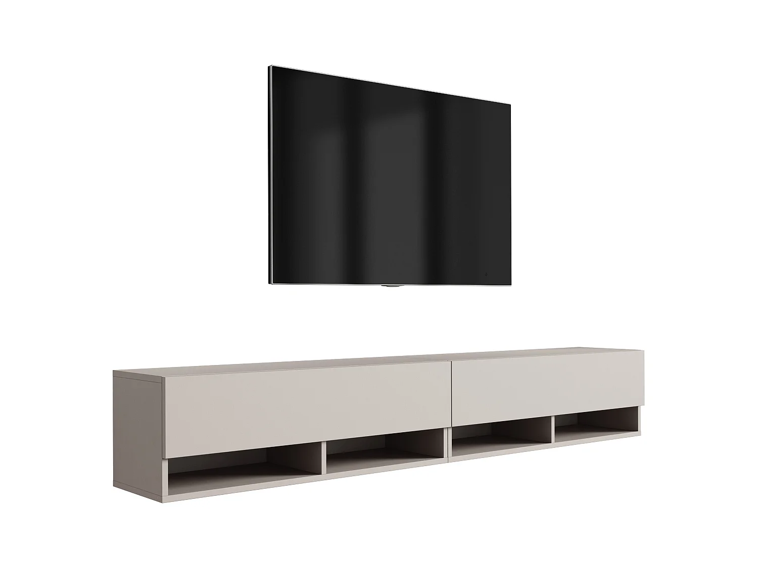 Meuble TV 200 (2 x 100) cm Cachemire, 200 x 32 x 52 cm