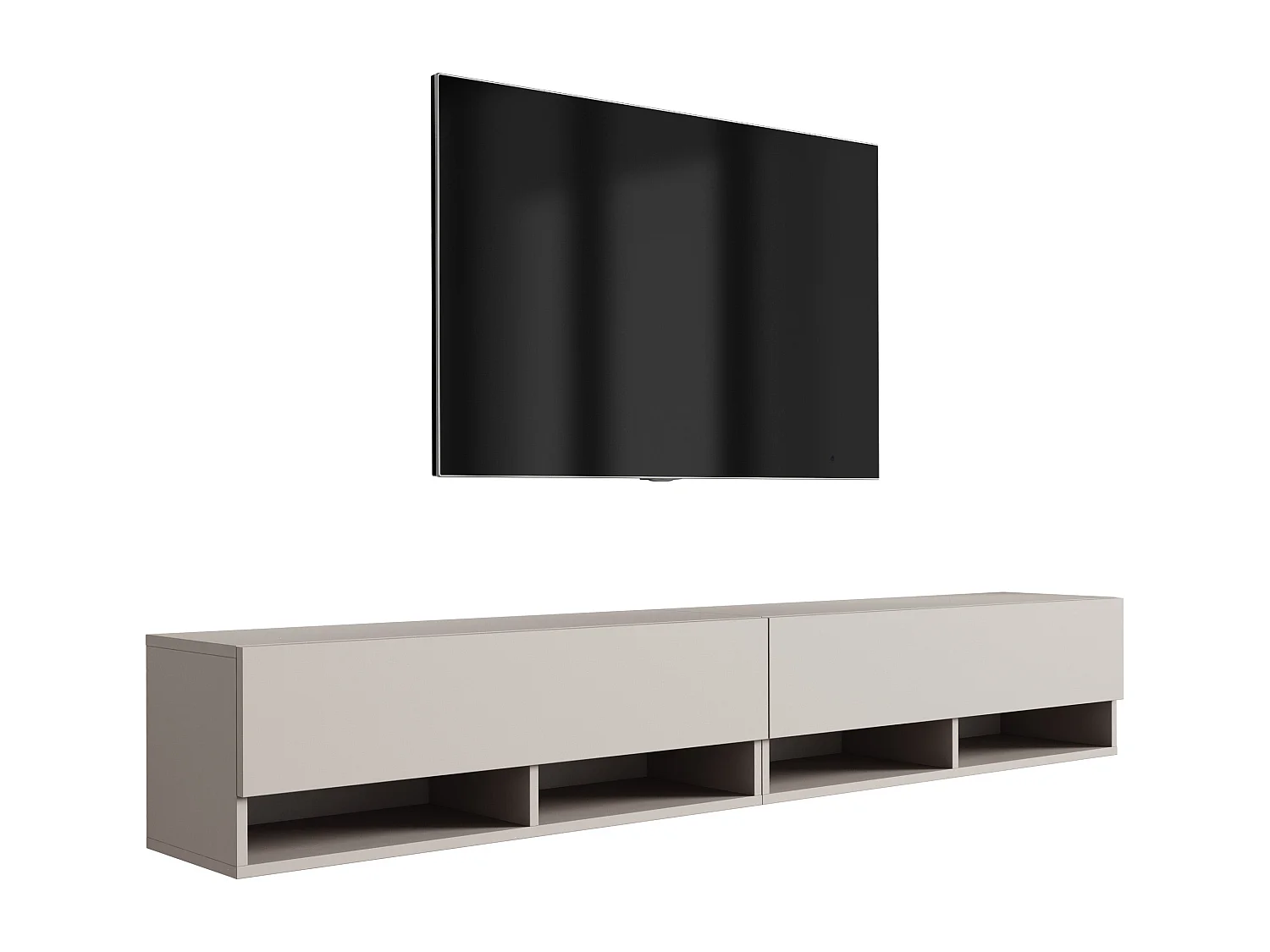 Meuble TV 200 (2 x 100) cm Cachemire, 200 x 32 x 52 cm