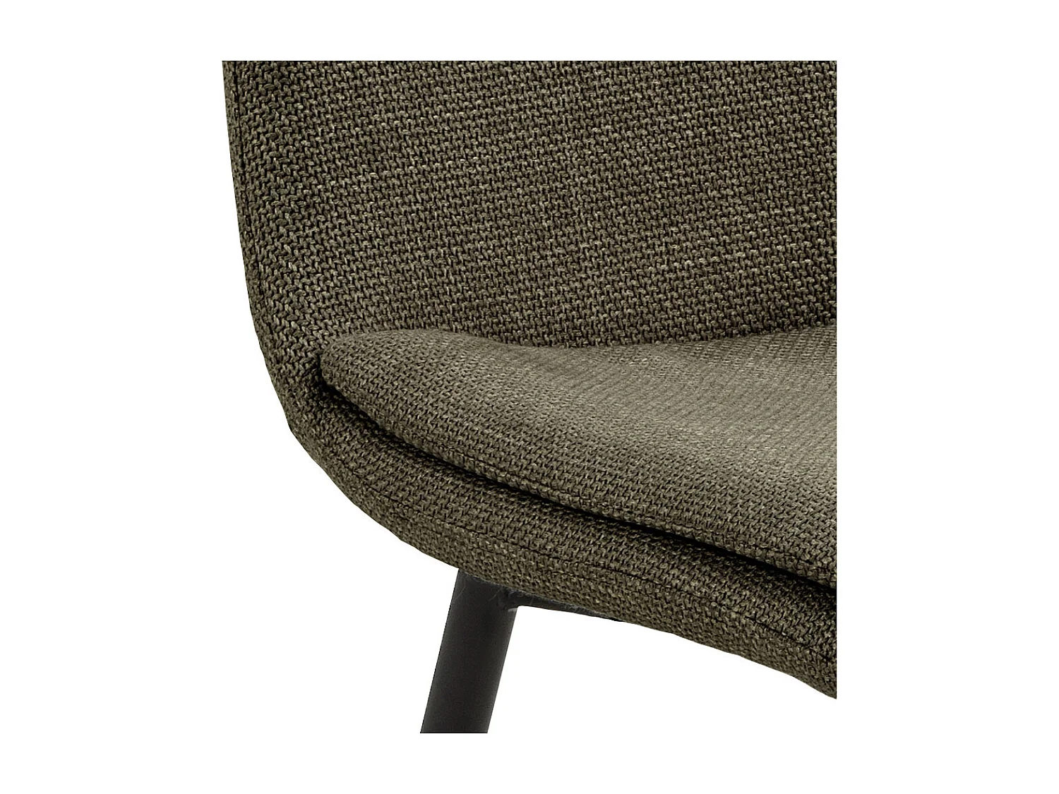 Becca chaise de salle à manger vert.