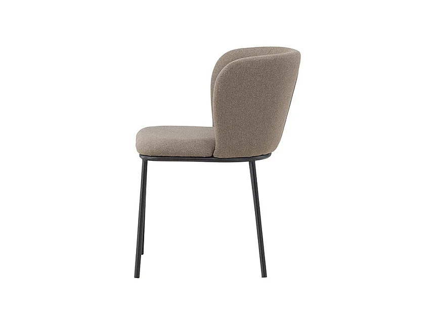 Edina chaise de salle à manger marron.