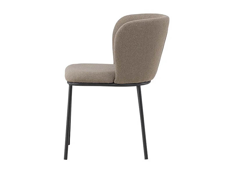 Edina chaise de salle à manger marron.