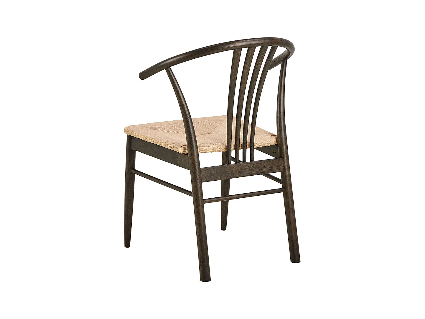 York chaise de salle à manger avec accoudoirs bois blanc.