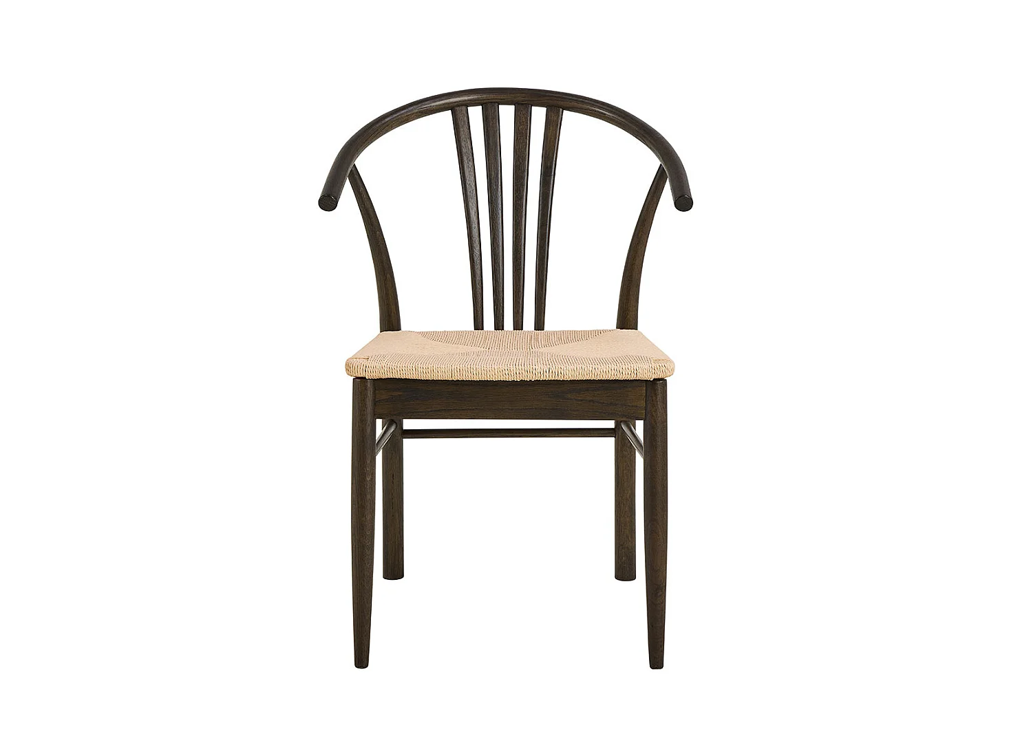 York chaise de salle à manger avec accoudoirs bois blanc.