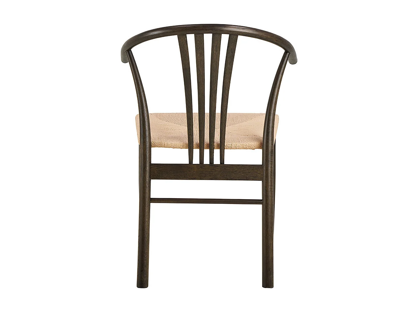 York chaise de salle à manger avec accoudoirs bois blanc.