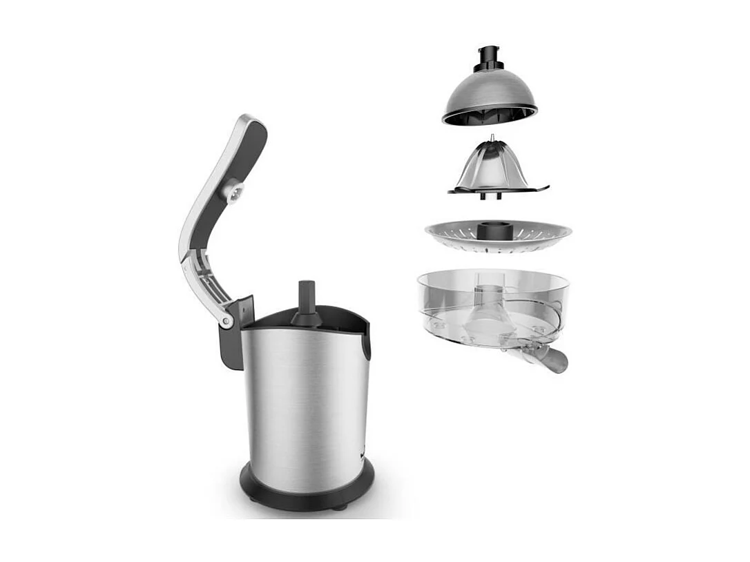 MOULINEX PC700D10 Presse-agrumes 300 W Levier a pression Extraction maximale Systeme anti-goutte Start/Stop auto Vitapress Pro