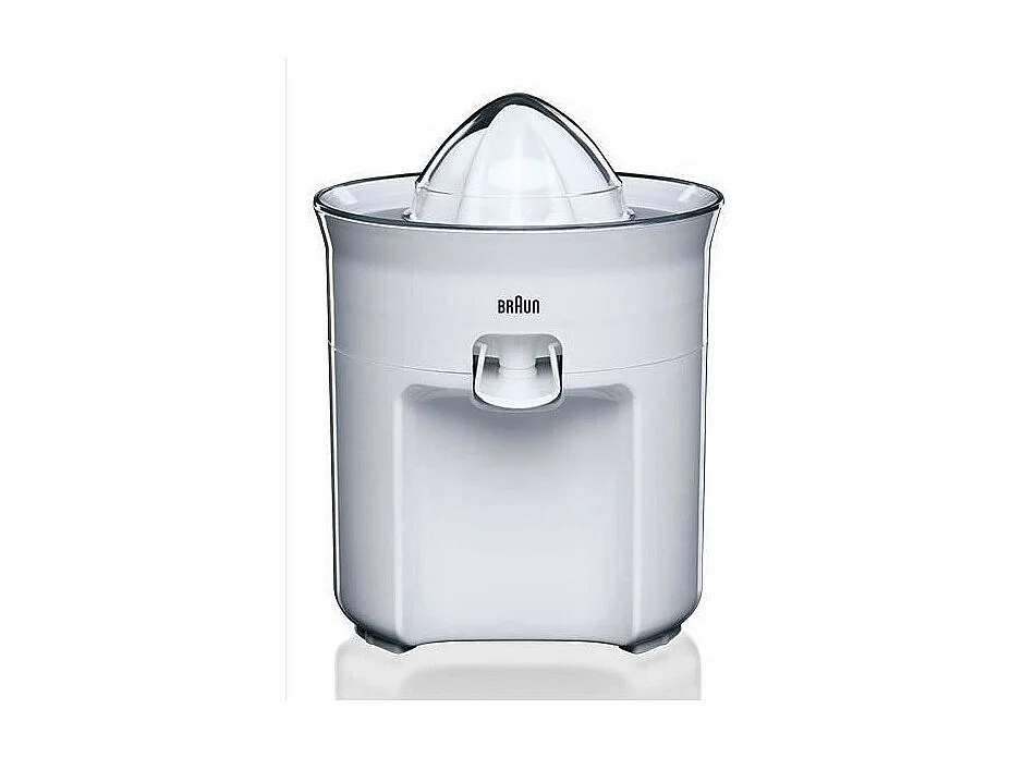 Presse-agrumes électrique BRAUN CJ3050WH - 60 W - Blanc avec bec verseur et système anti-gouttes