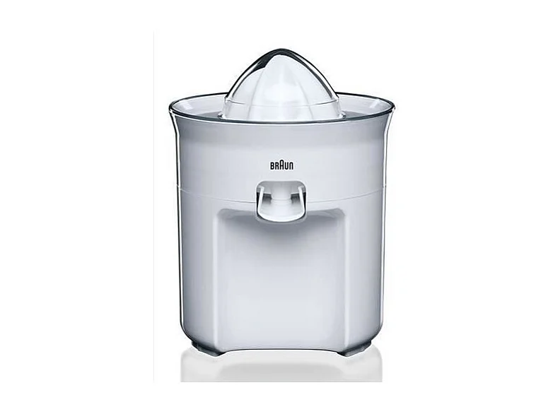 Elektrische Zitruspresse BRAUN CJ3050WH - 60 W - Weiß mit Ausgießer und Anti-Tropf-System