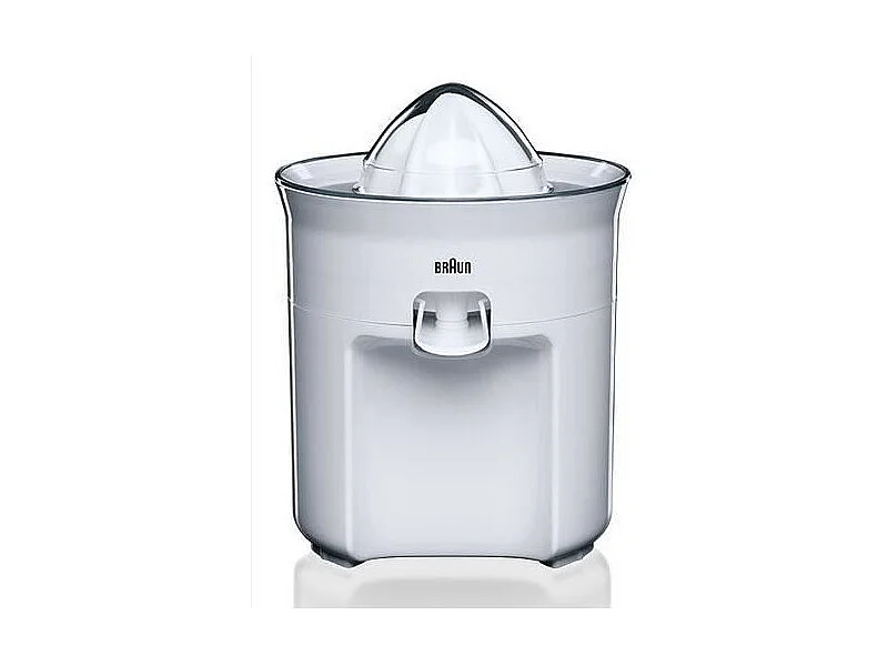 Elektrische Zitruspresse BRAUN CJ3050WH - 60 W - Weiß mit Ausgießer und Anti-Tropf-System