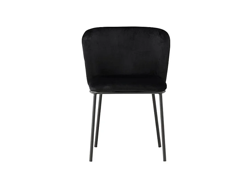 Edina chaise de salle à manger noir.