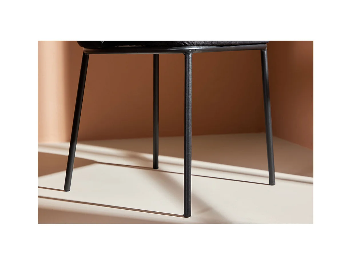 Edina chaise de salle à manger noir.