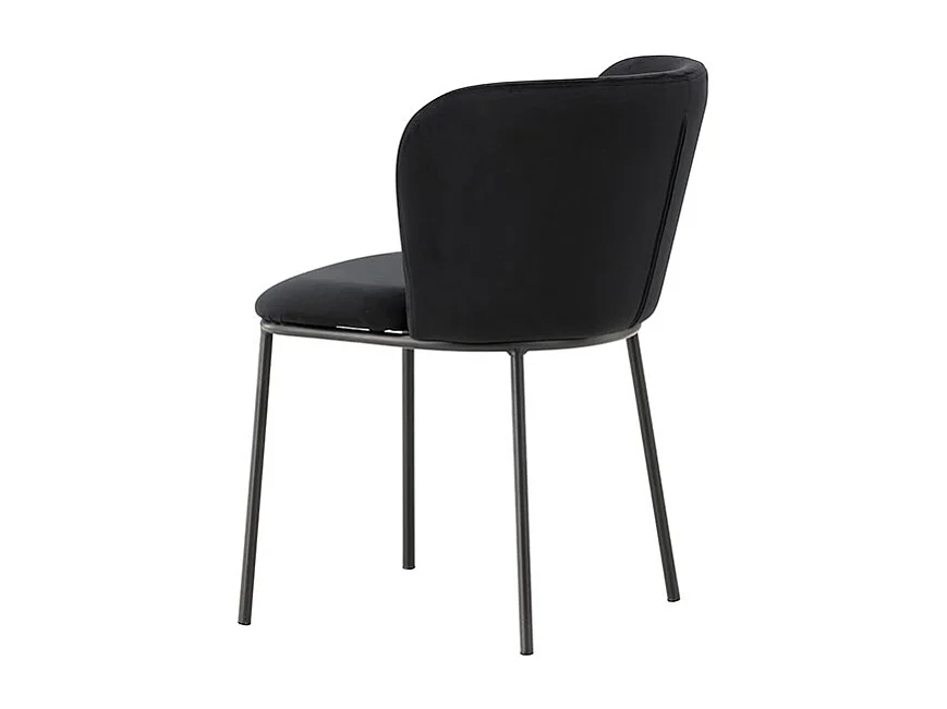 Edina chaise de salle à manger noir.