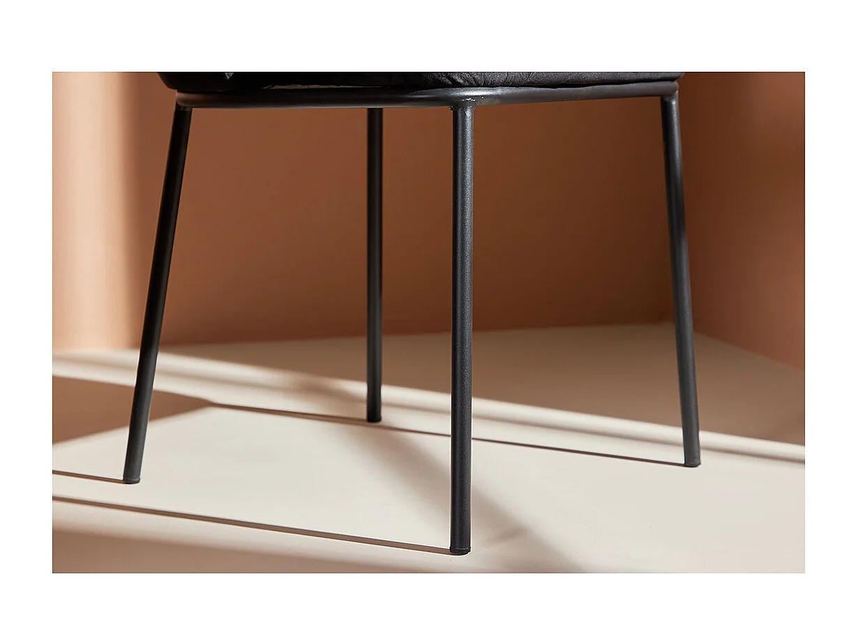 Edina chaise de salle à manger noir.