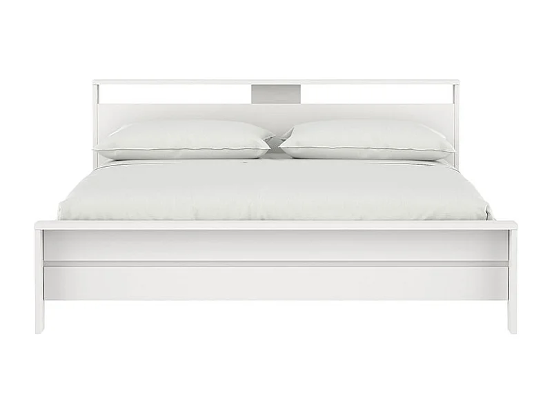 Next Bett mit 1 Einlegeboden 180x200cm weiß.