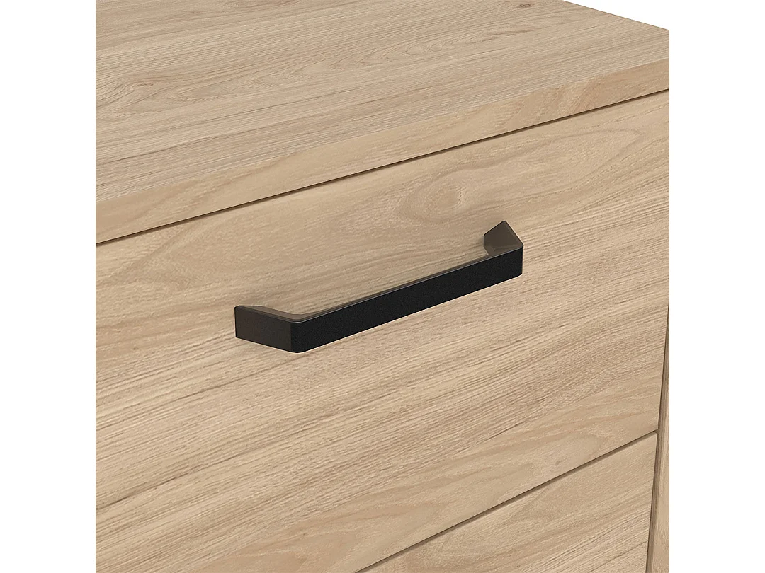 Sofia table de nuit 2 tiroirs chêne décor.