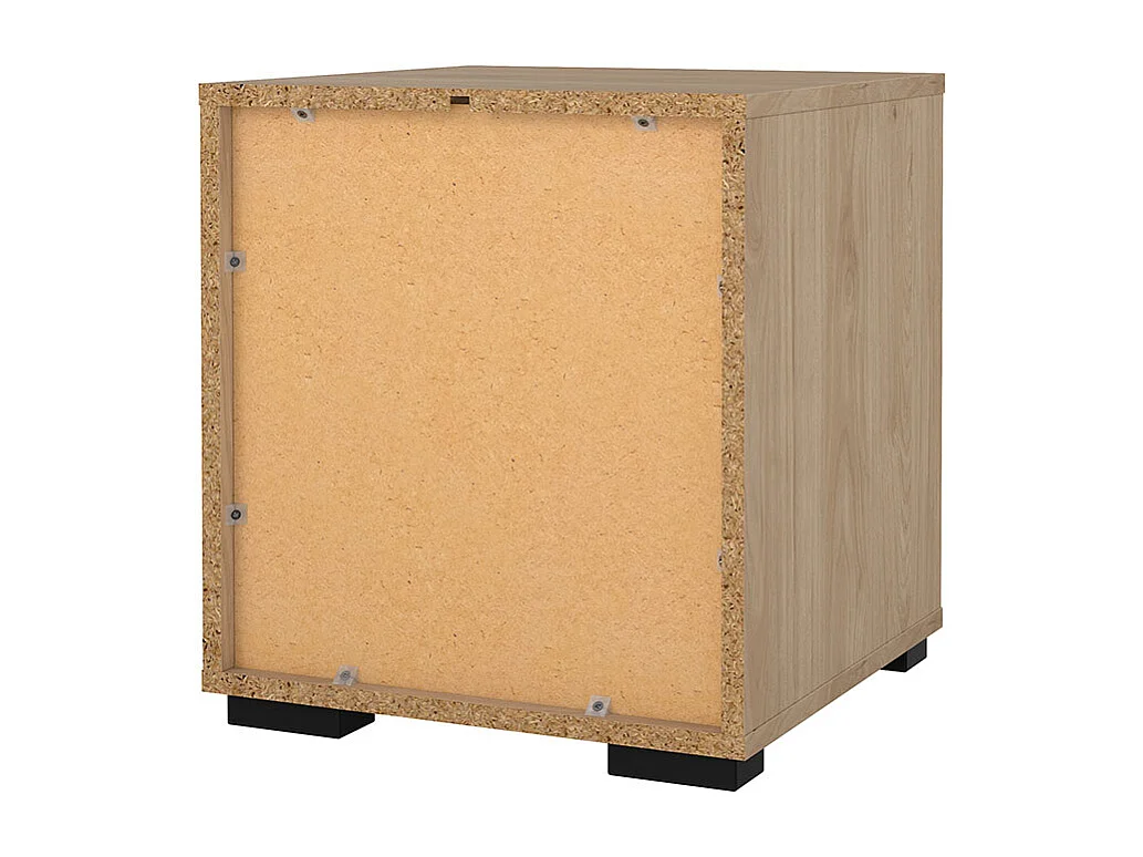 Sofia table de nuit 2 tiroirs chêne décor.