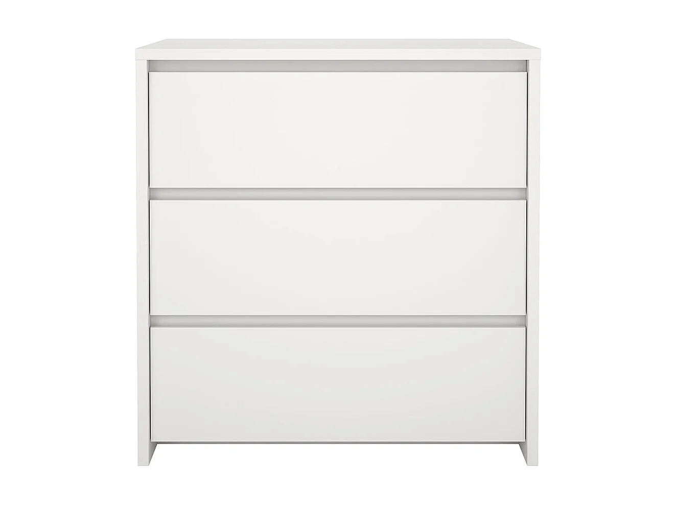 Next Kommode 3 Schubladen weiß.
