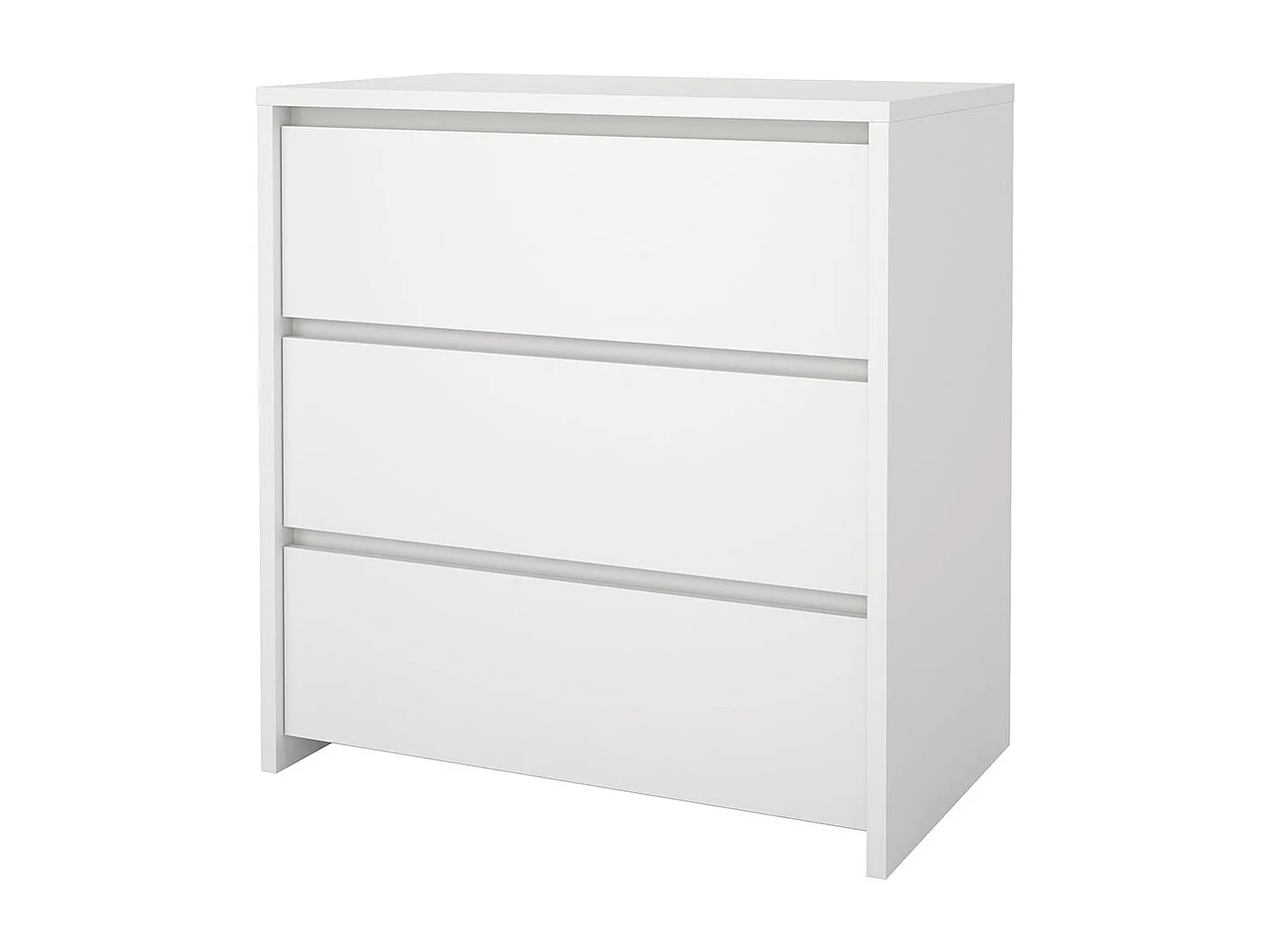 Next Kommode 3 Schubladen weiß.