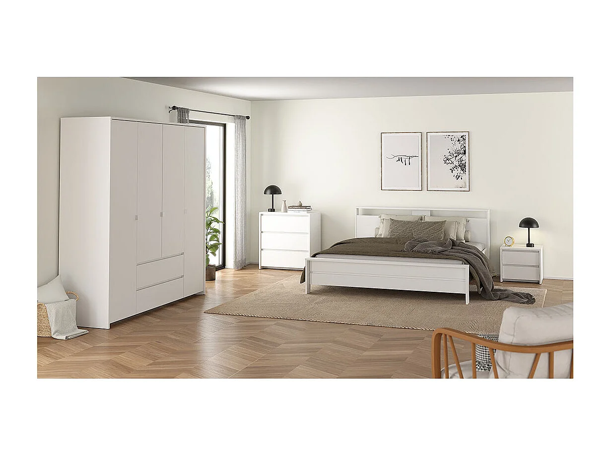 Next Kommode 3 Schubladen weiß.