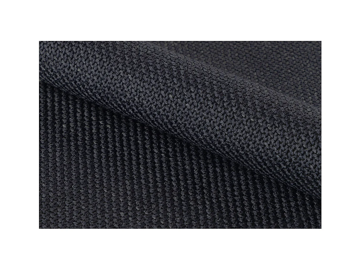 Becca chaise de salle à manger tissu bleu.