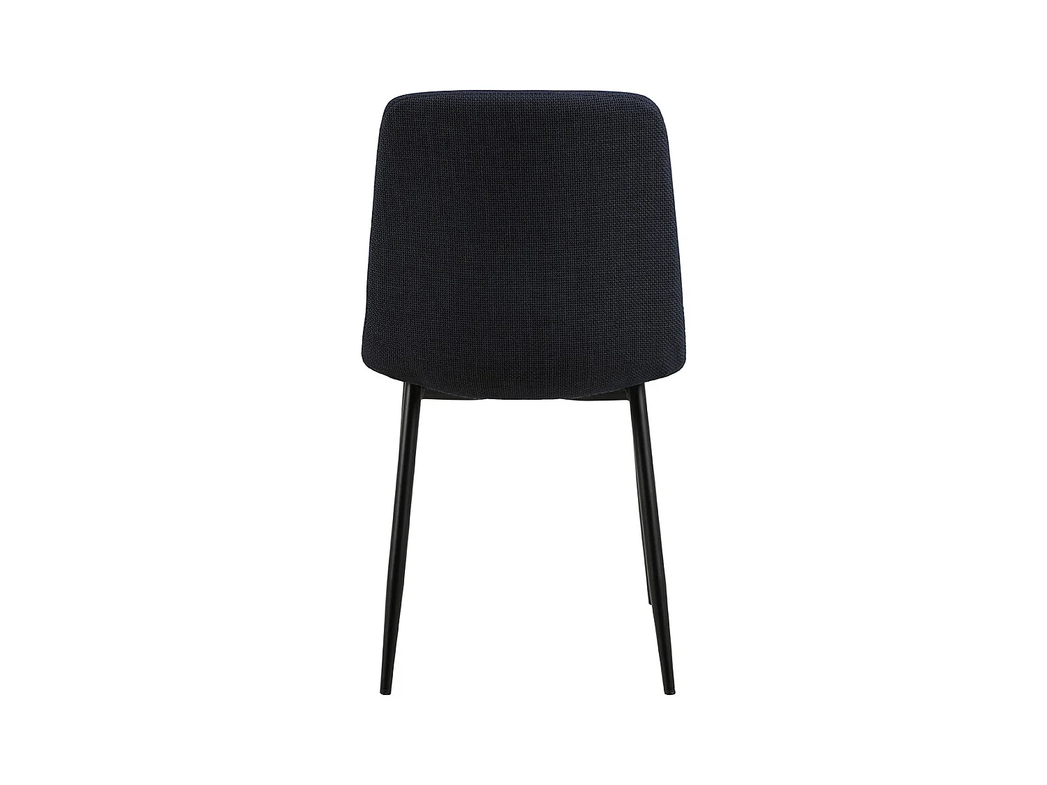 Becca chaise de salle à manger tissu bleu.