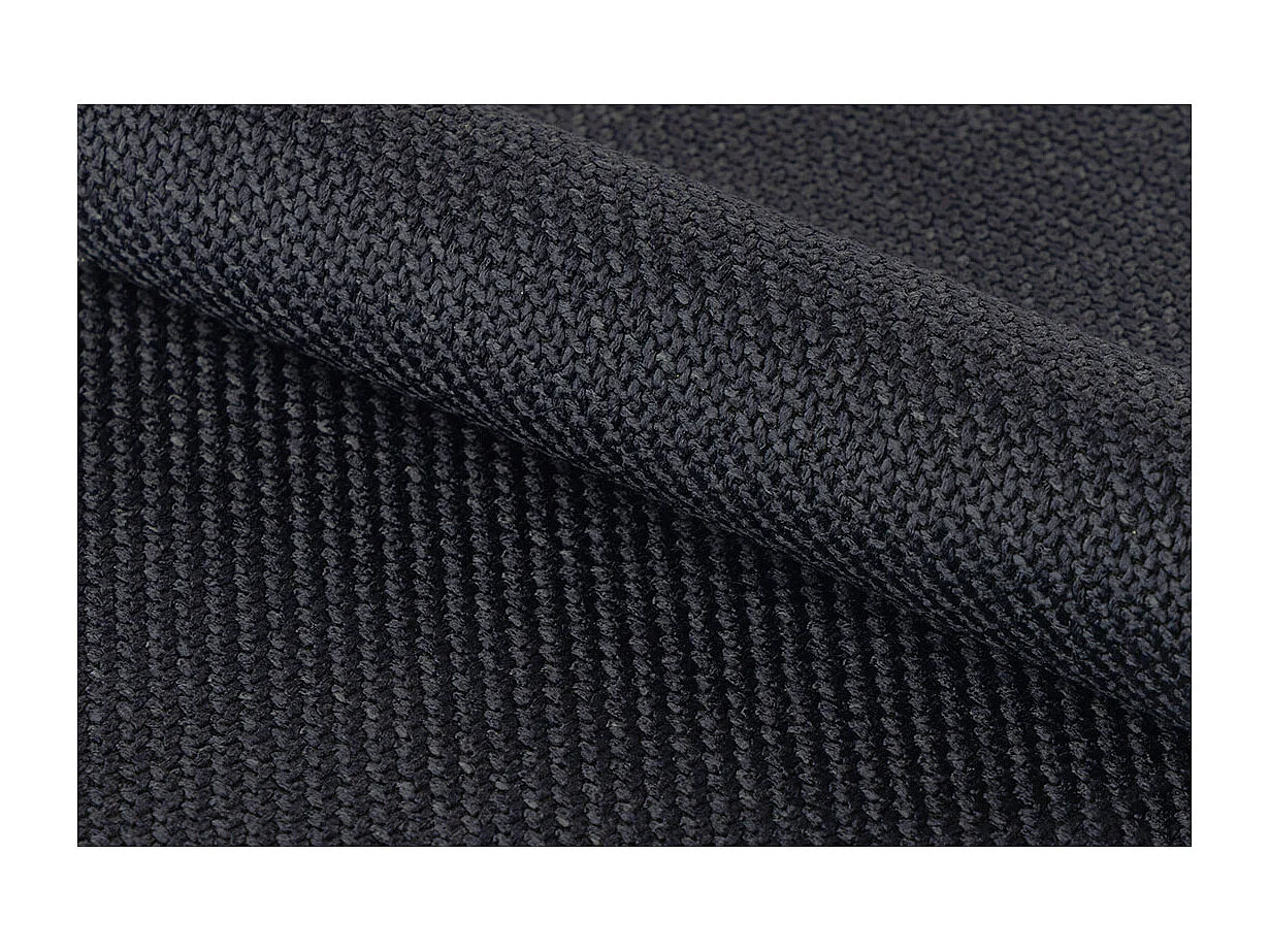 Becca chaise de salle à manger tissu bleu.