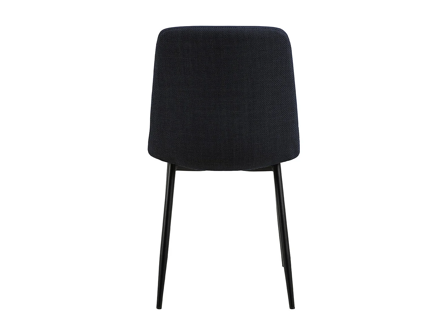 Becca chaise de salle à manger tissu bleu.