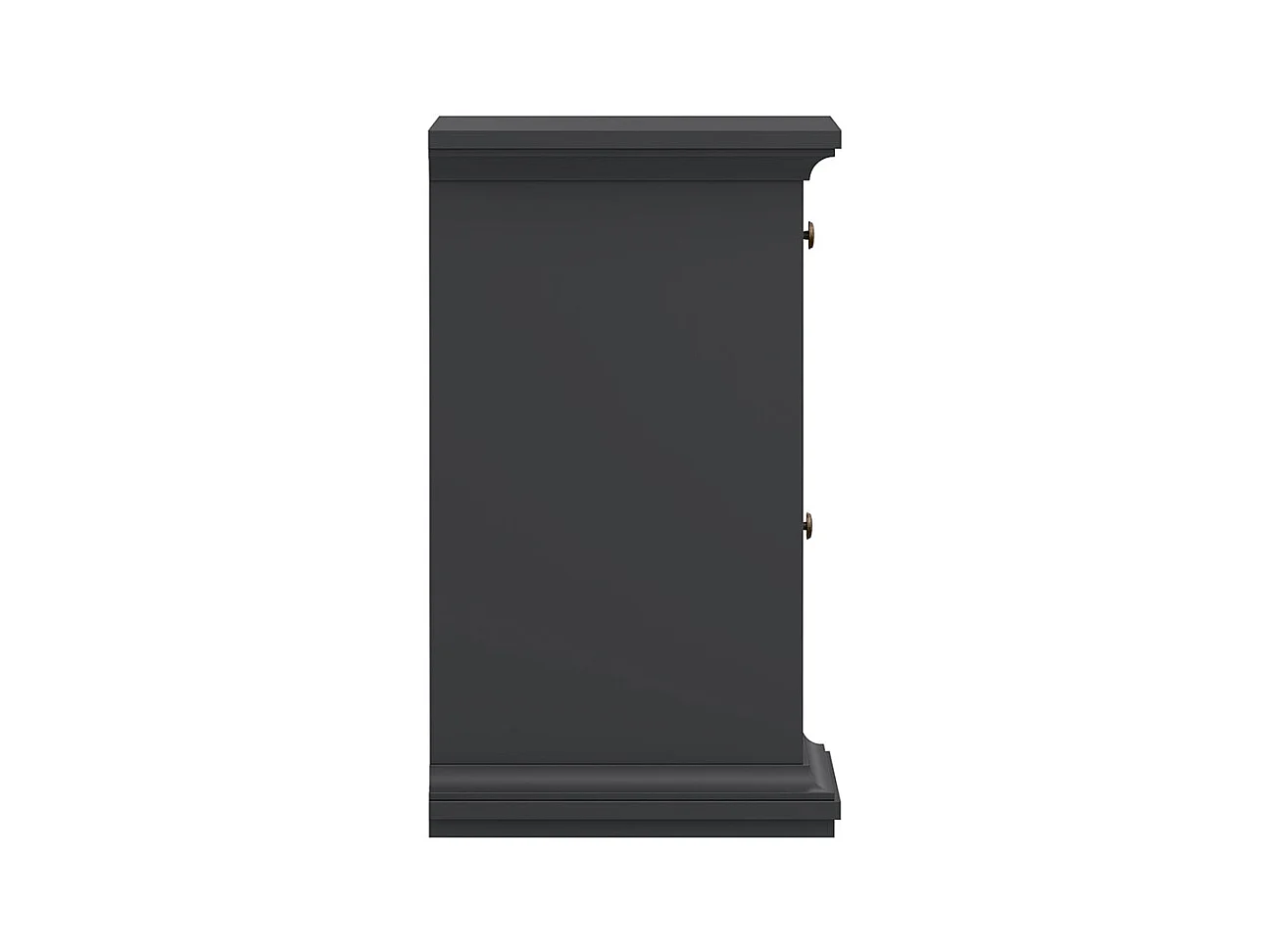 Venedig table de nuit 1 porte 1 tiroir gris mat.